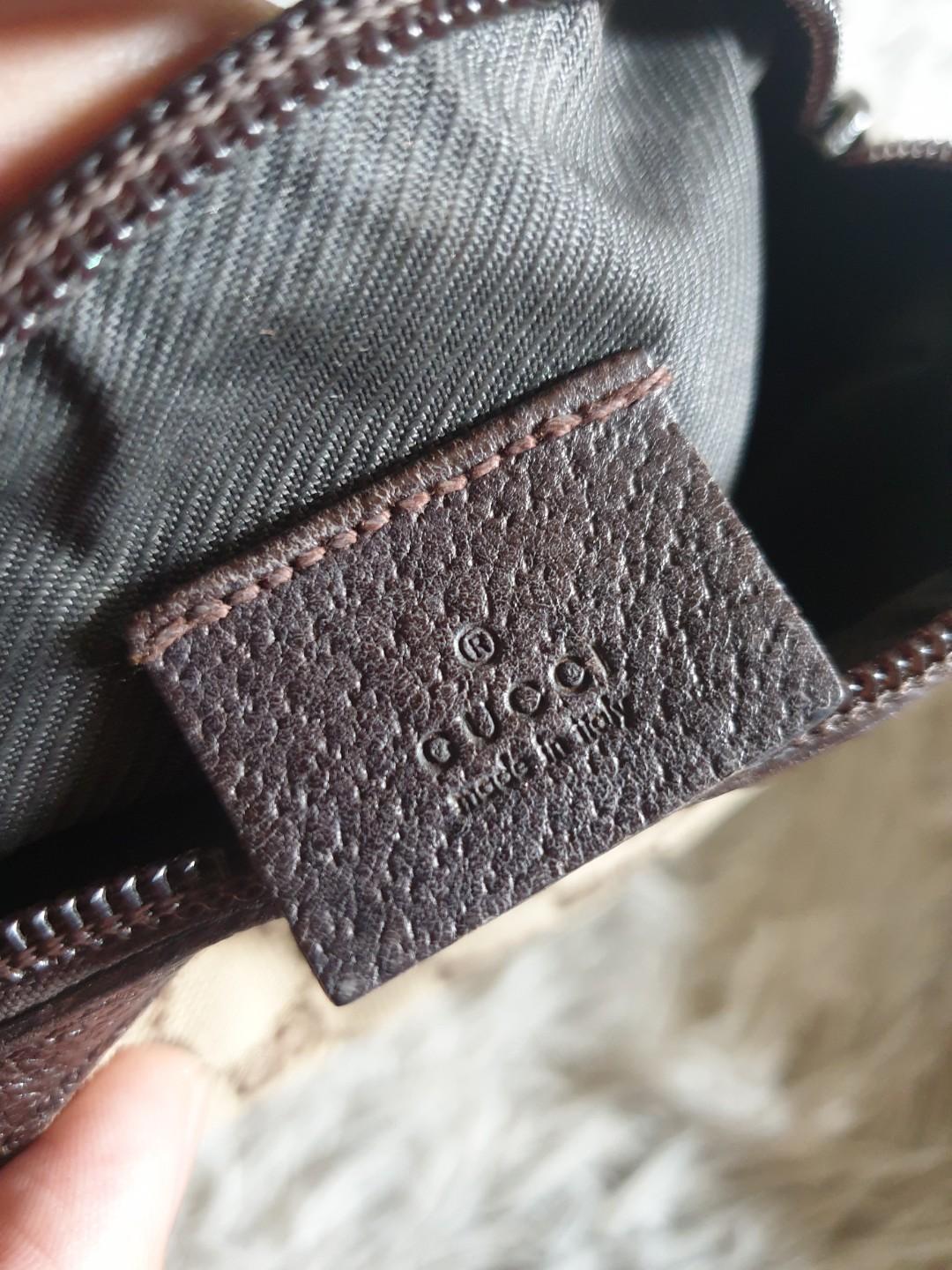 Authentic Gucci Pouch (Category: Luxury Bags & Wallets) located in Pasig City. Submitted by kimjayson (Listing ID 1025848693, Image 3). Description: Authentic Gucci Pouch in Monogram canvass with leather trim. Mint condition Yes Authentic po. Not Replica. Not class A. Dimension L7xW3xh3.5 Preloved market value of this condition is 7k+ Monogram canvass is flawless Zipper is crisp leather trim in mint condition Interior is clean No Lowballers! Paym