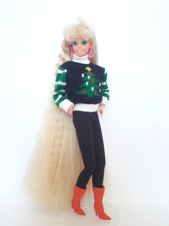 barbie doll and shoes