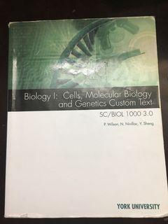 Biol 1000 York University Biomedical Science 