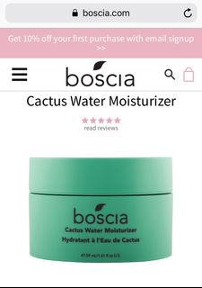 可買可換 exchange or $89each❗️ Boscia 15.71ml cactus water moisturiser64190025436802110