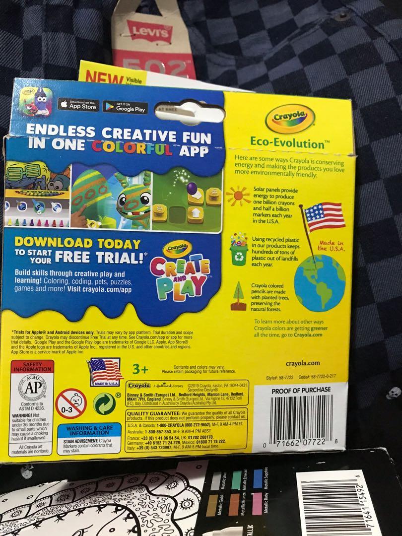 Brand new crayola markers and scissors (Category: Craft Supplies & Tools) located in Pasay City. Submitted by poshdecluttering (Listing ID 1025915571, Image 2). Description: From US balikbyan box Excess s hatian .