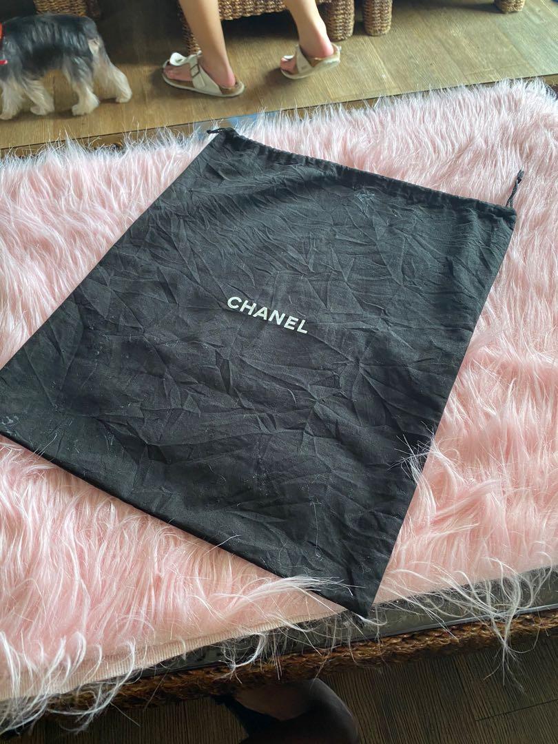 Chanel black dust bag hot sale