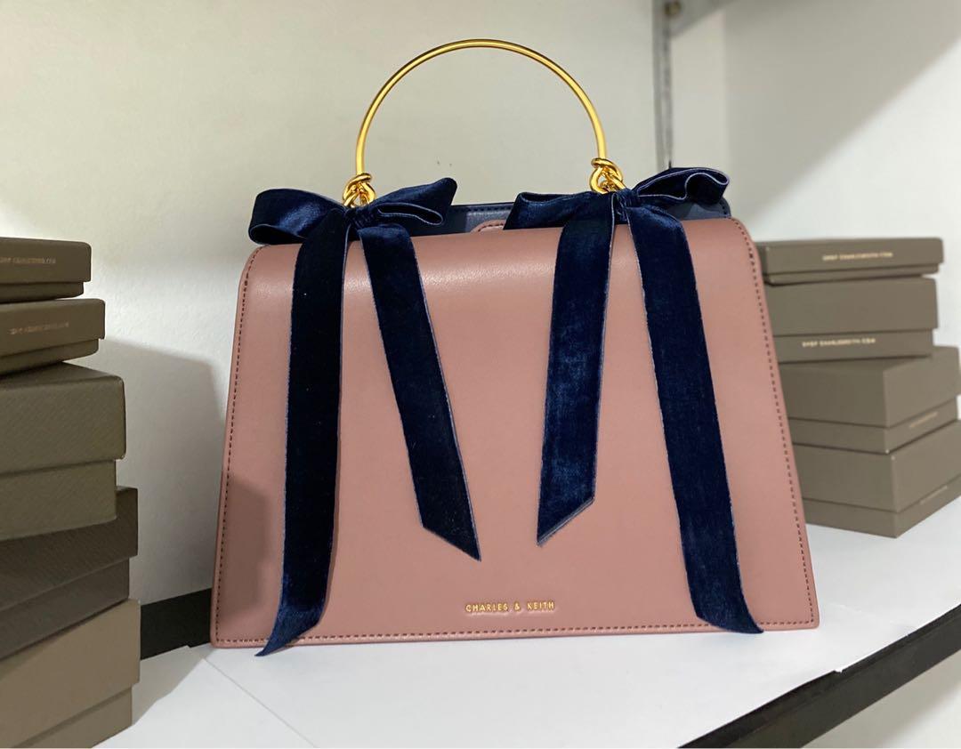 bow top handle bag charles and keith