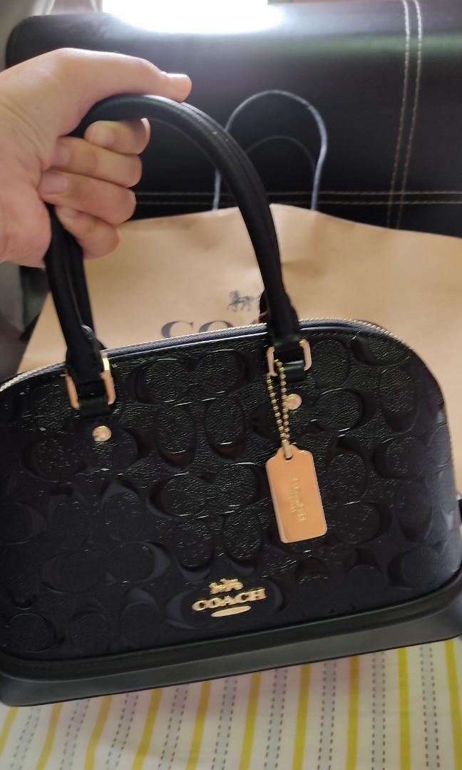 COACH MINI SIERRA SATCHEL EMBOSSED