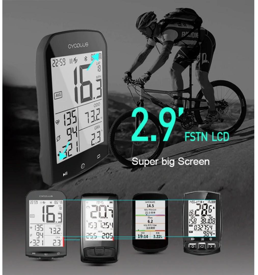 Cycplus M1 GPS Bicycle Computer Cycling Speedometer ANT+ for Garmin