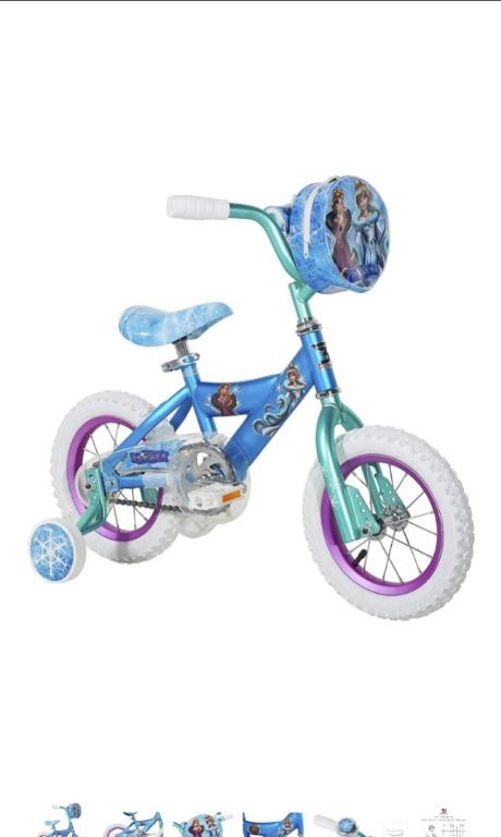 frozen bike with stabilisers
