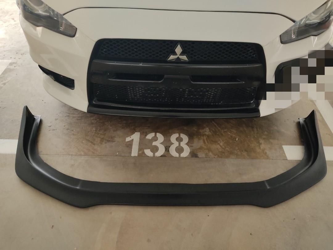 Evo x deals style front bumper