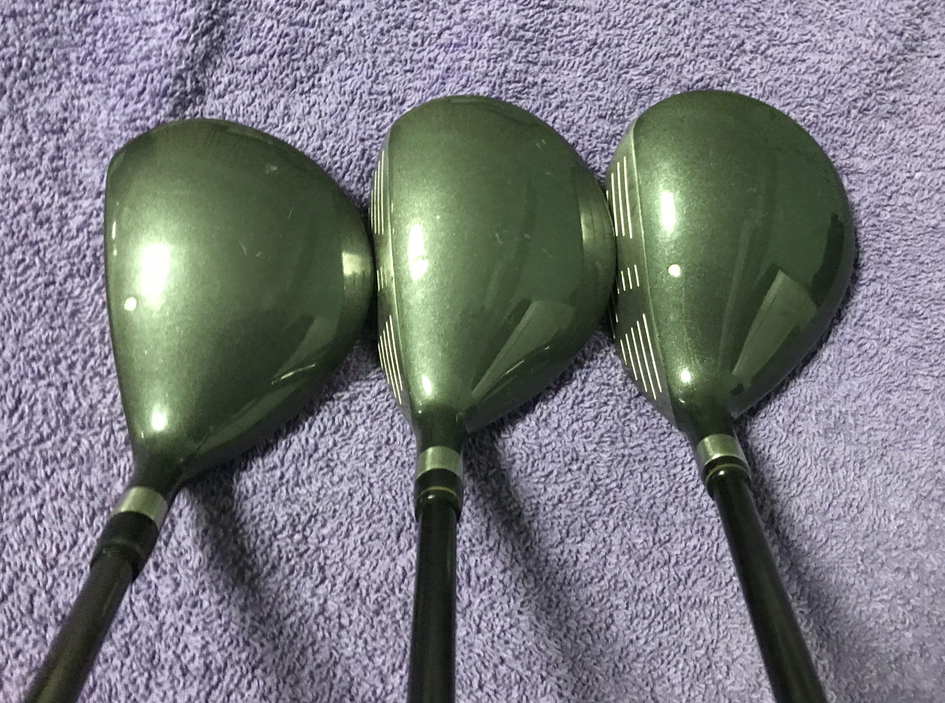 **EXTREMELY RARE GOLF CLUBS** Professional ‘Open Series’ Fairway Woods