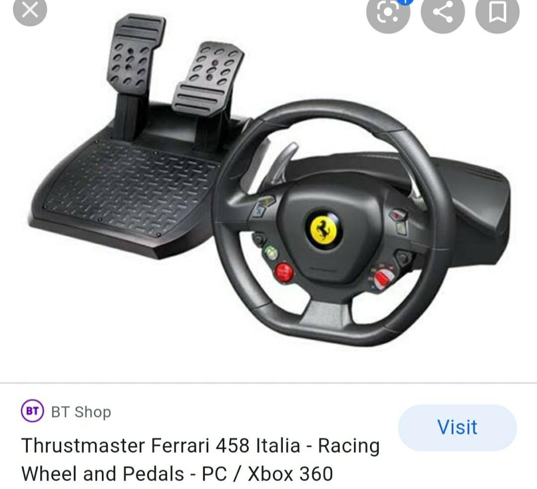 Xbox ferrari racing wheel on sale