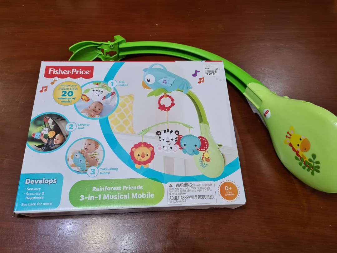 fisher price rainforest friends 3 in 1 musical mobile