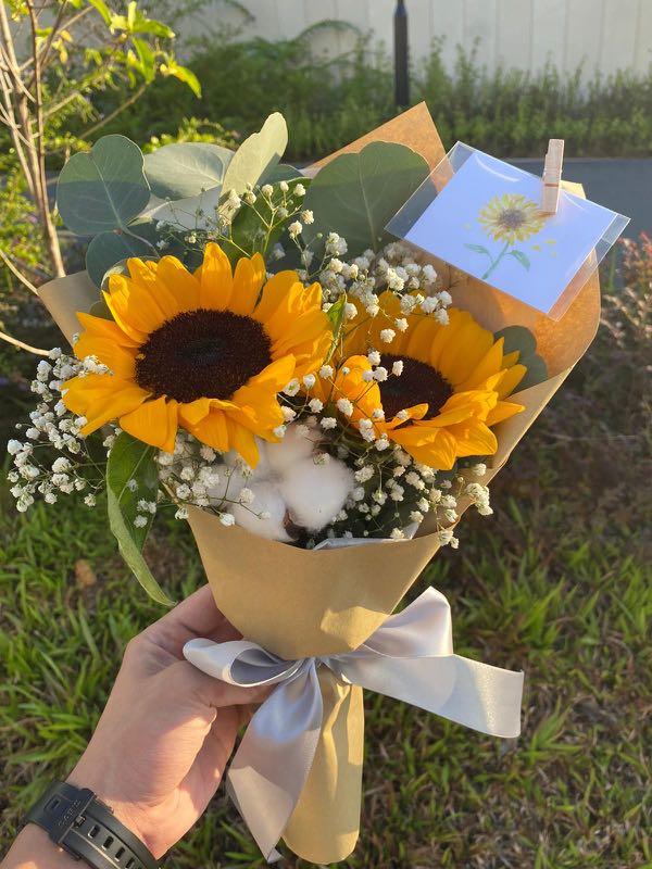 Fresh Sunflower Bouquet Birthdays & Anniversary Graduation, Hobbies
