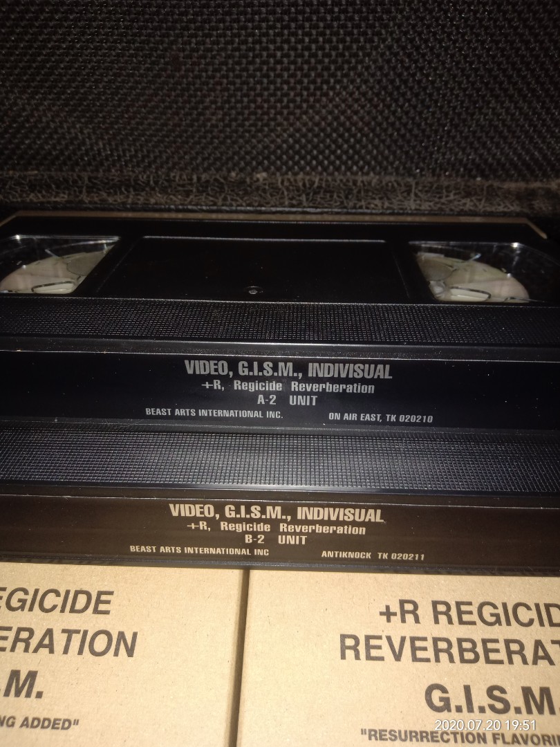 GISM +R,Regicide Reverberation Double VHS 2002.