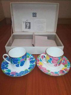 Givenchy Floral Cups&Saucers