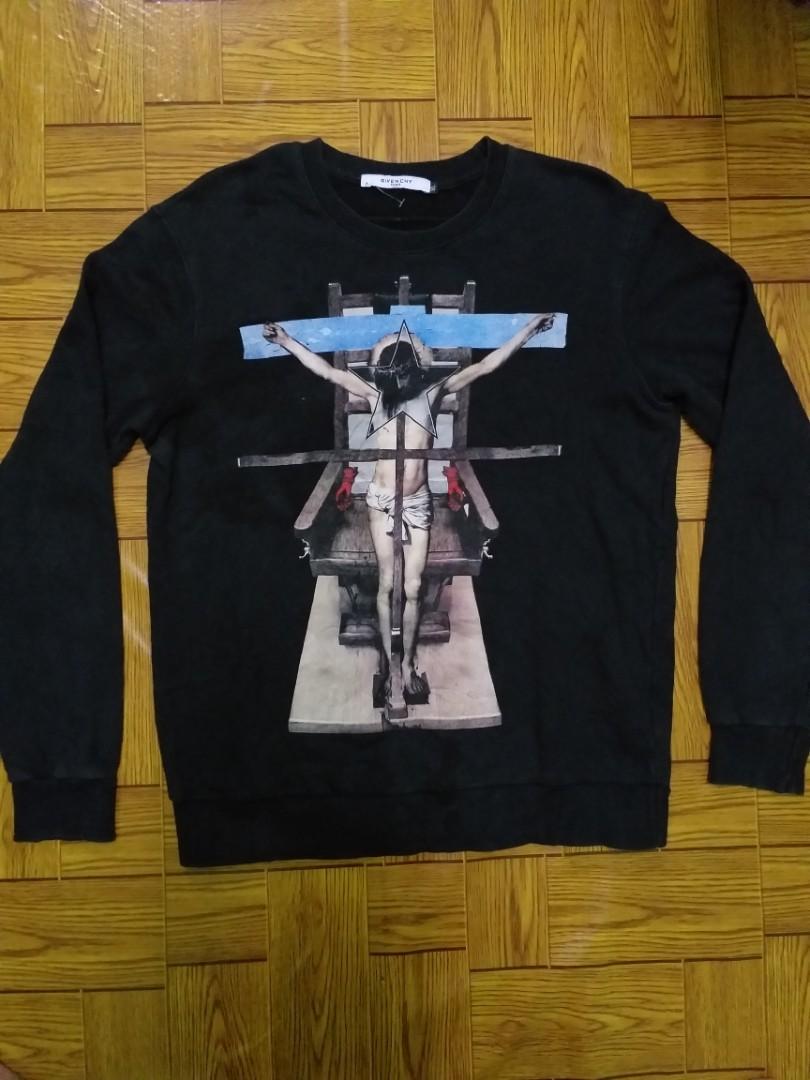 Givenchy Jesus Cross Men s Fashion Tops Sets Tshirts Polo