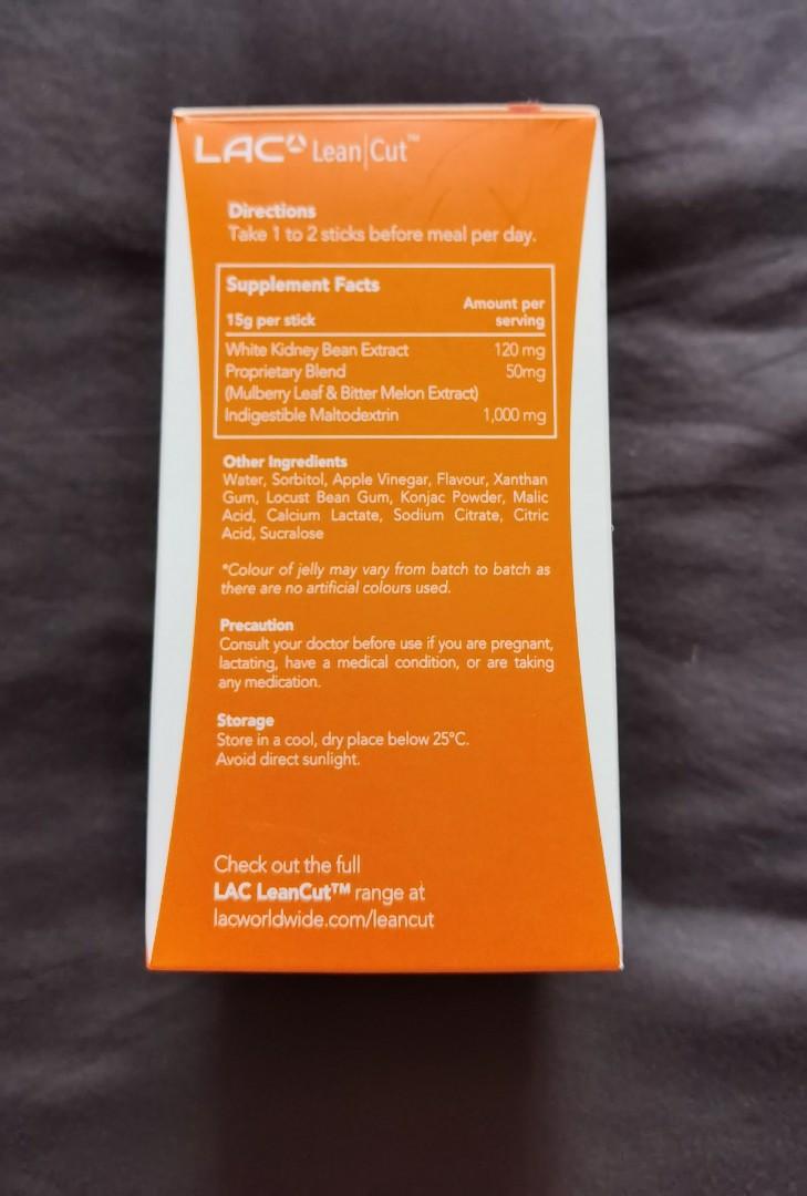 GNC Lean Cut Carb Weight Loss jelly sticks, Health & Nutrition, Health