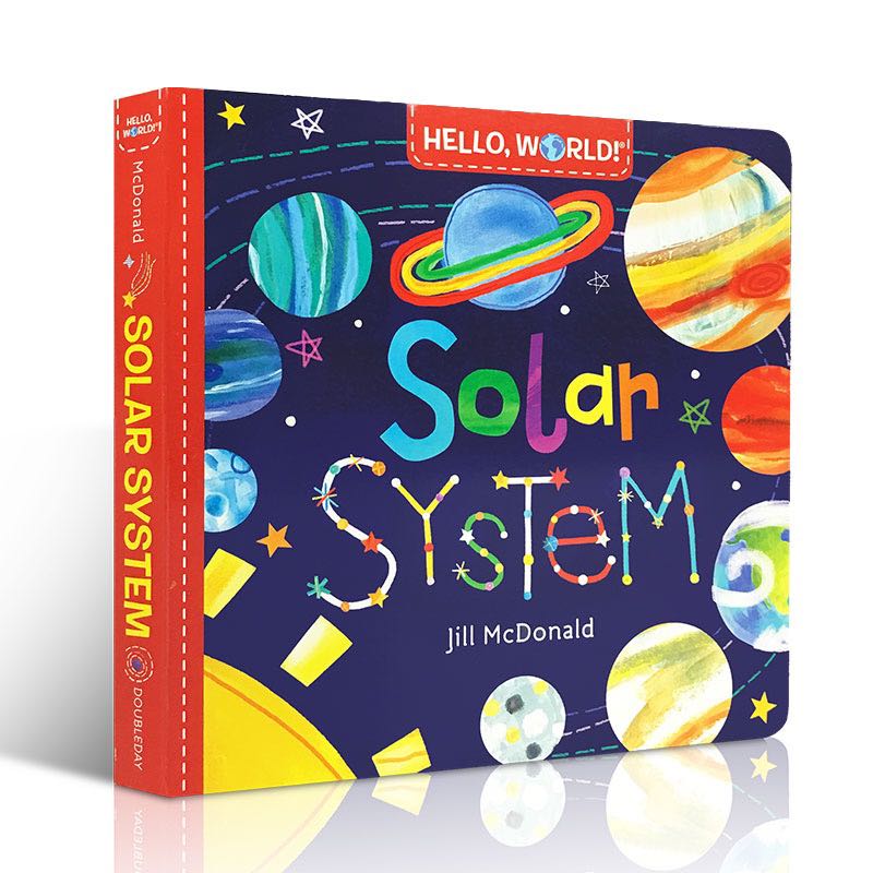Hello World Solar system 太陽系 英語繪本, 圖書, 童書在旋轉拍賣