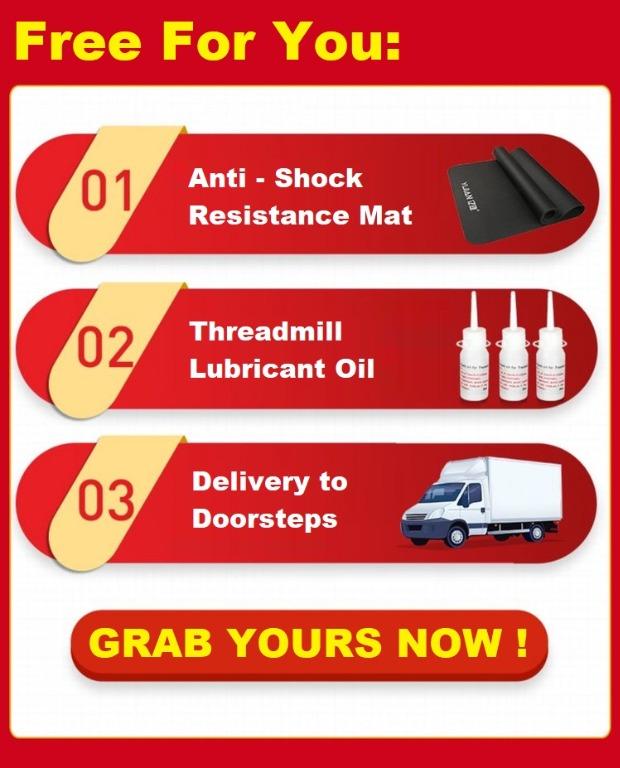 Home Treadmill [Incline Function Available], Sports Equipment, Exercise