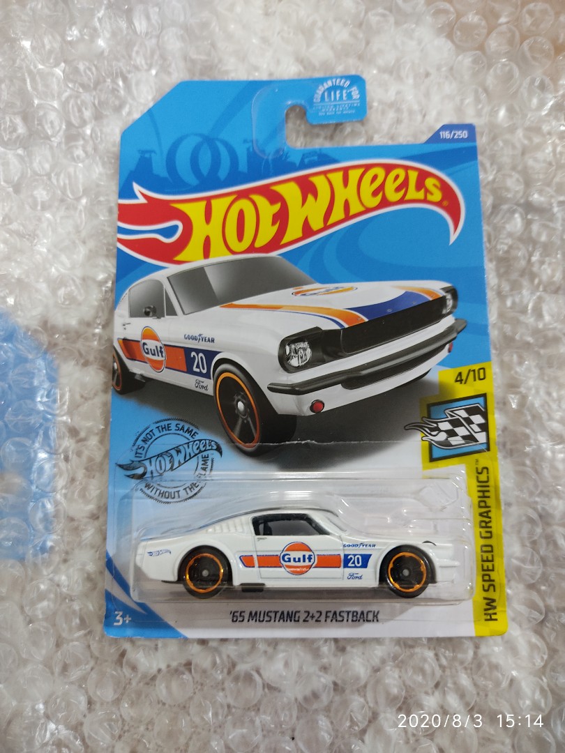 Hot Wheels Ford Mustang 2 2 Fastback Gulf White Dollar General