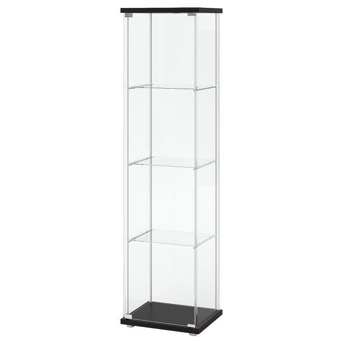 IKEA Detolf display with lights, Furniture, Shelves & Drawers