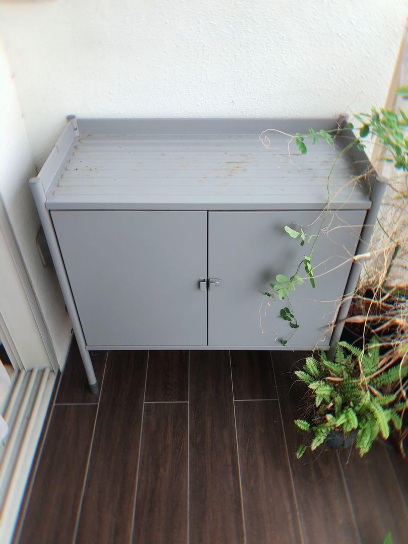 IKEA Hindo steel & shelf, Furniture & Home Living, Furniture, Shelves, & Racks