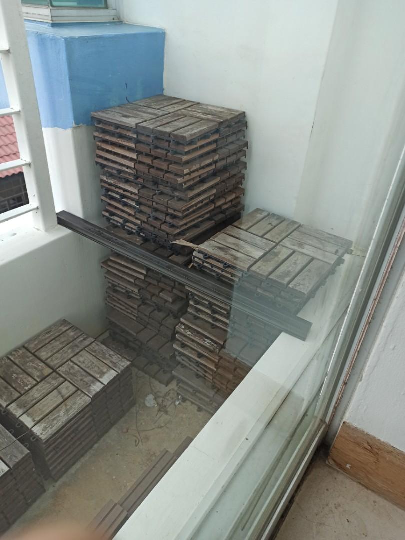 Ikea Runnen Floor Outdoor Wood Deck Square Tiles 77 Pics Gardening Gardening Tools Ornaments On Carousell