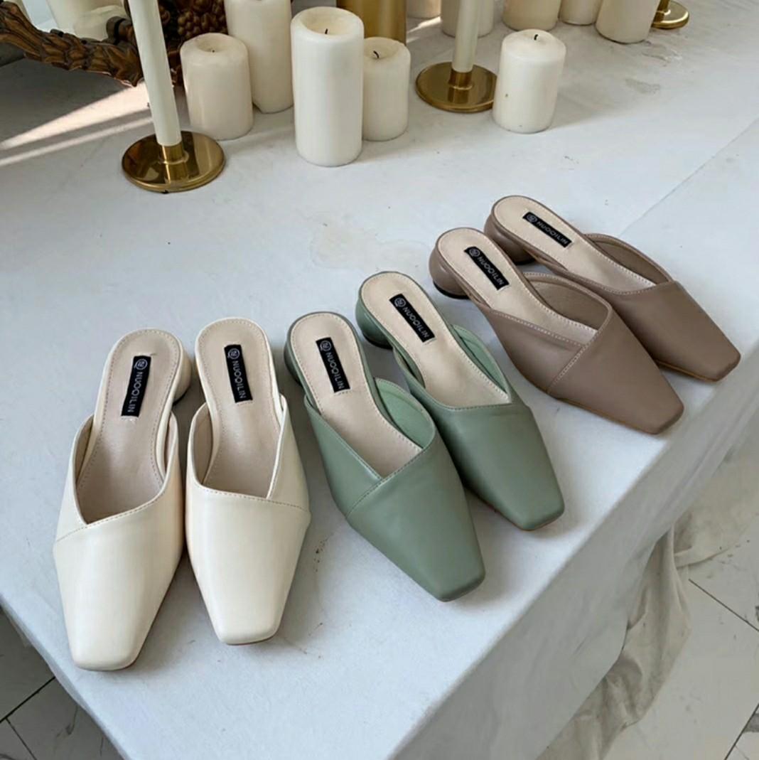 Jerelyn Korean Mules Women S Fashion Shoes Flats Sandals On Carousell Khing zin shwe, shwe shwe khaing. carousell