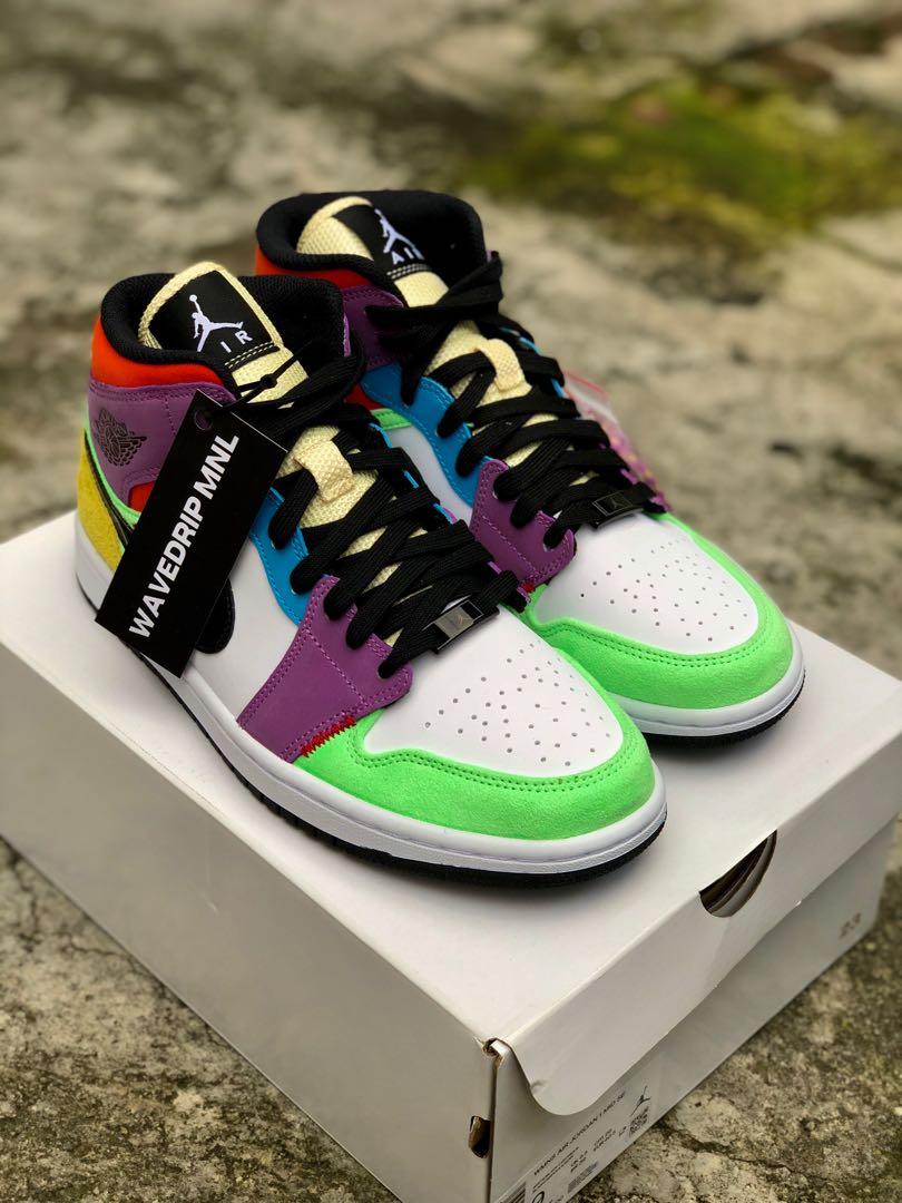 Air jordan 1 mid 2025 light bulb