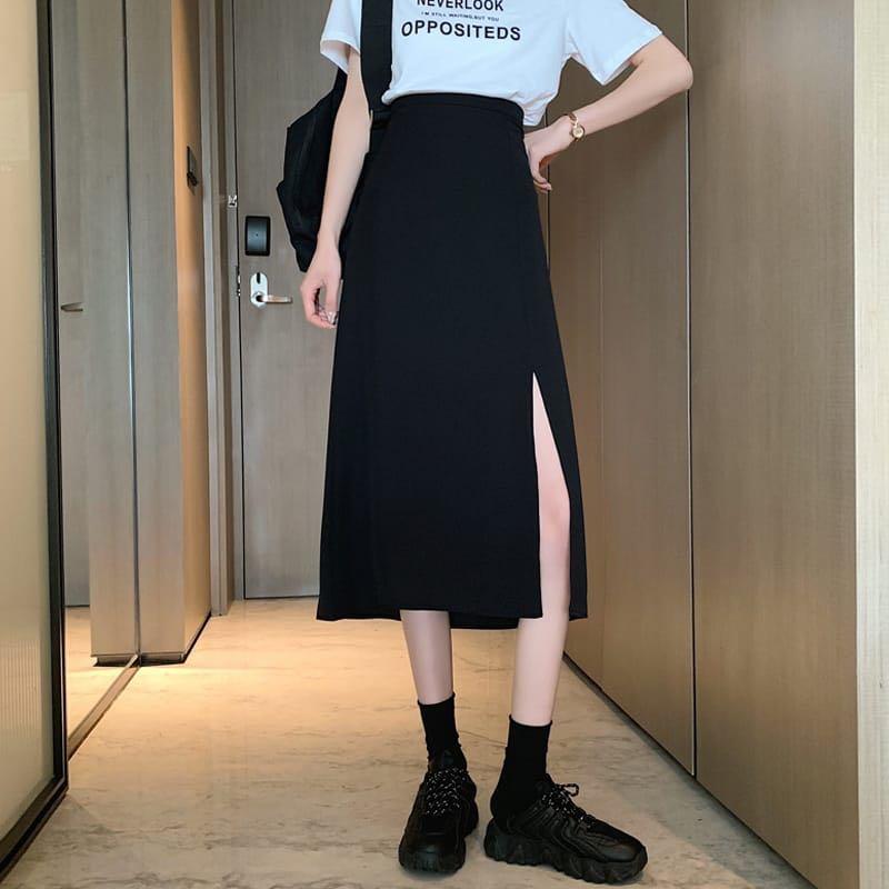 Mid length high waisted skirts Clearance