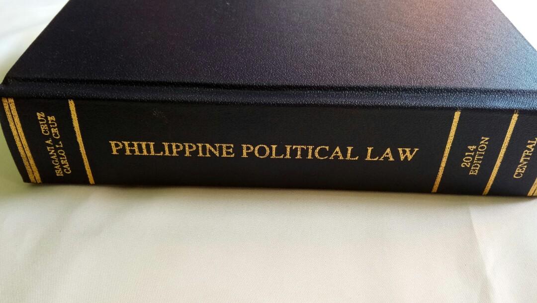 Law book Philippine Political Law by Isagani Cruz, Hobbies & Toys