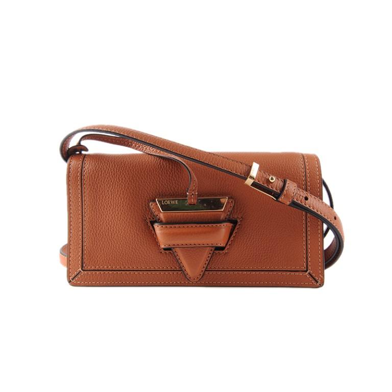 mini tan bag
