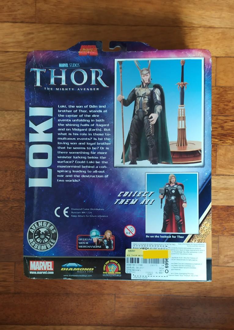 Figurine THOR - Loki Marvel Select - Diamond Select - Neuve Sous Emballage