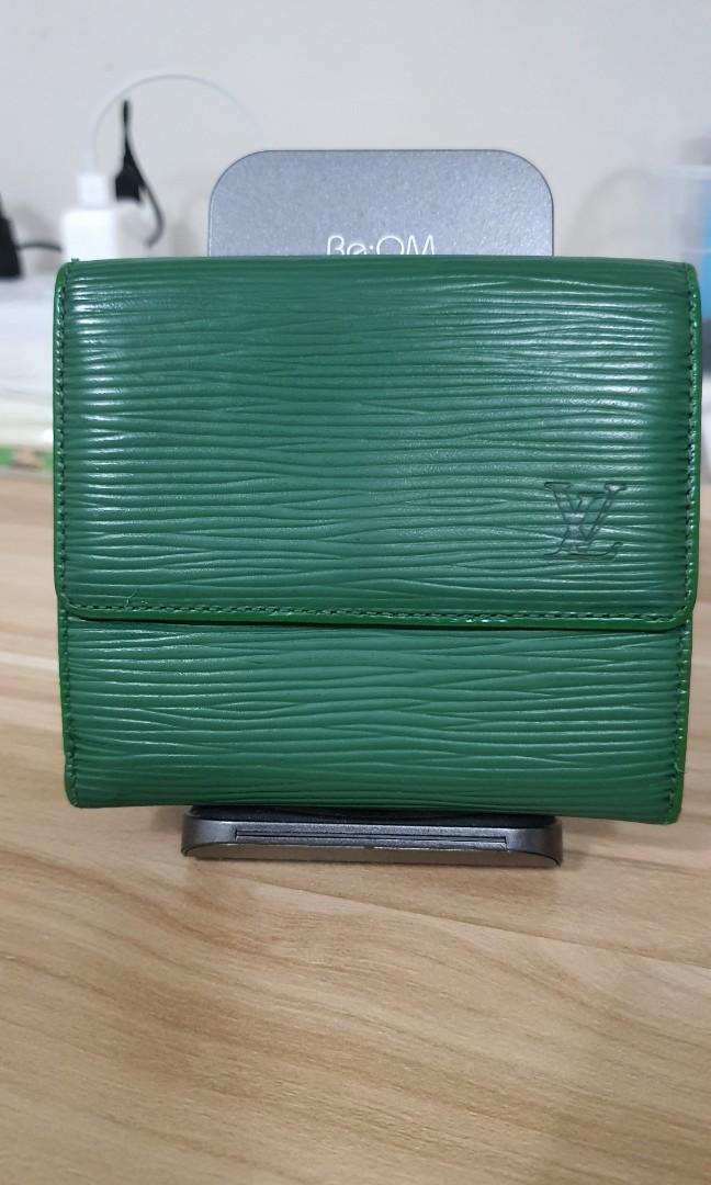 Louis Vuitton Green Epi Bifold Wallet (Category: Luxury Bags & Wallets) located in Mandaluyong City. Submitted by seisei20 (Listing ID 1025919892, Image 1). Description: selling my loved Louis Vuitton Epi Wallet Color: Green Style: Bifold 6 card slots 1 bill compartment 1 coins compartment * bills compartment lining newly replaced with leather Vintage - No date code * cleaned and restored no lagkit or sticky parts. nego..