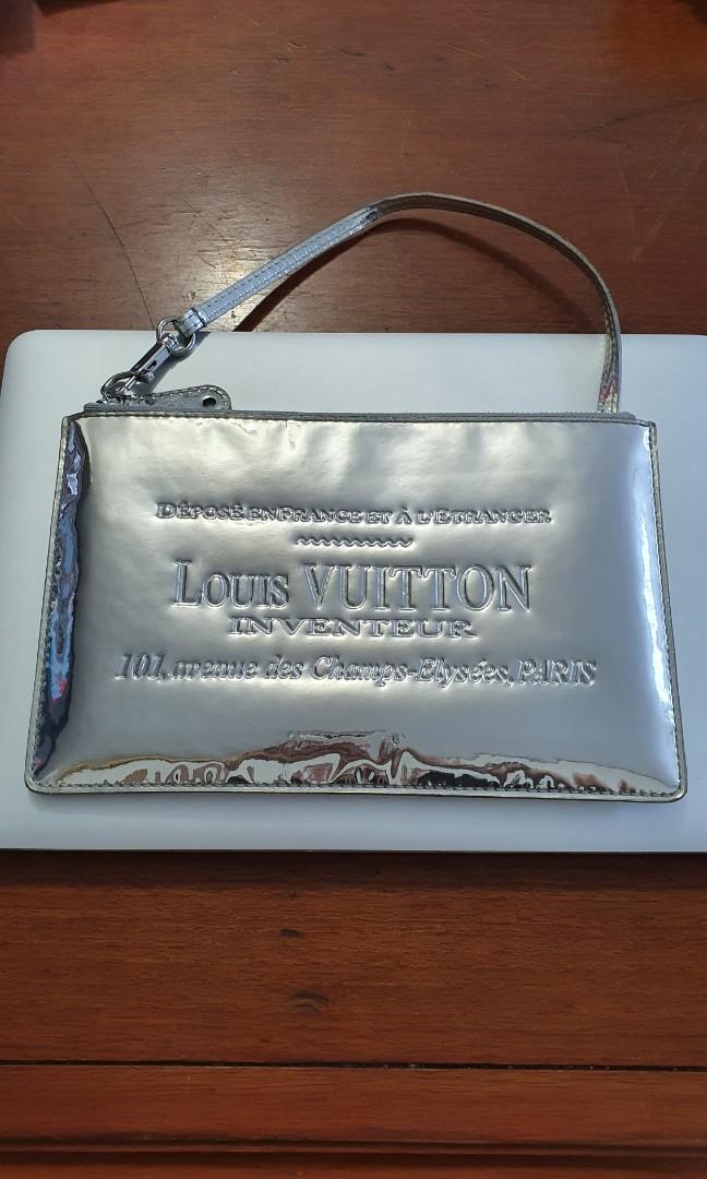 Louis Vuitton Miroir Mirror Inventeur Pochette Silver