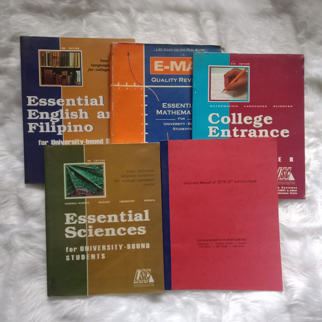 LSC College Entrance Test Reviewer (take all), Hobbies & Toys, Books & Magazines, Travel