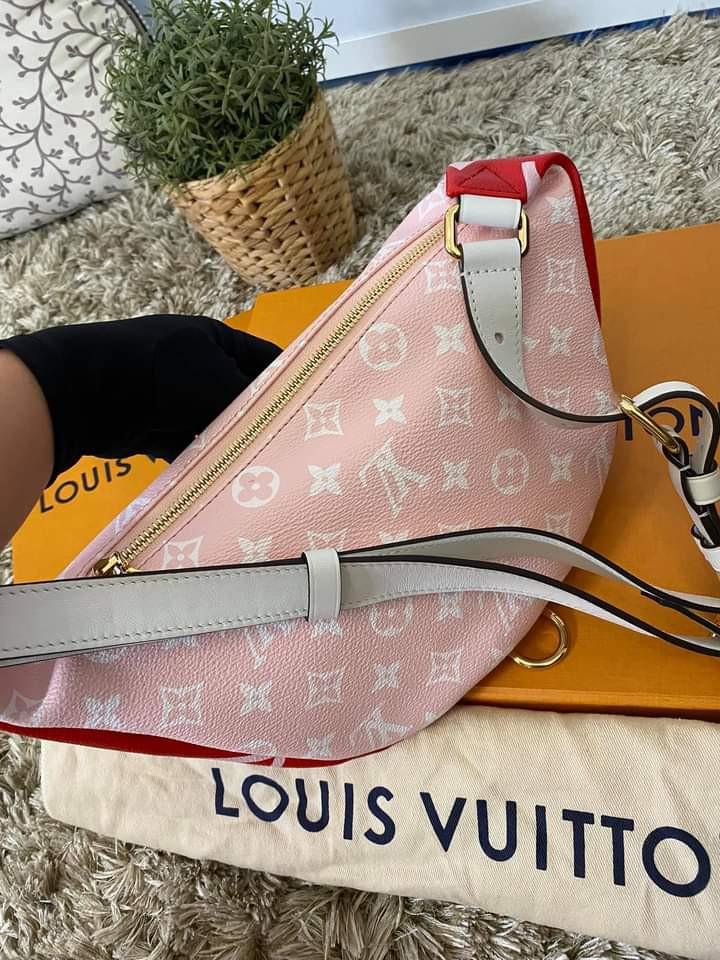 NEW Louis Vuitton Mini Bumbag Leather Pink Giant Embossed - MyDesignerly