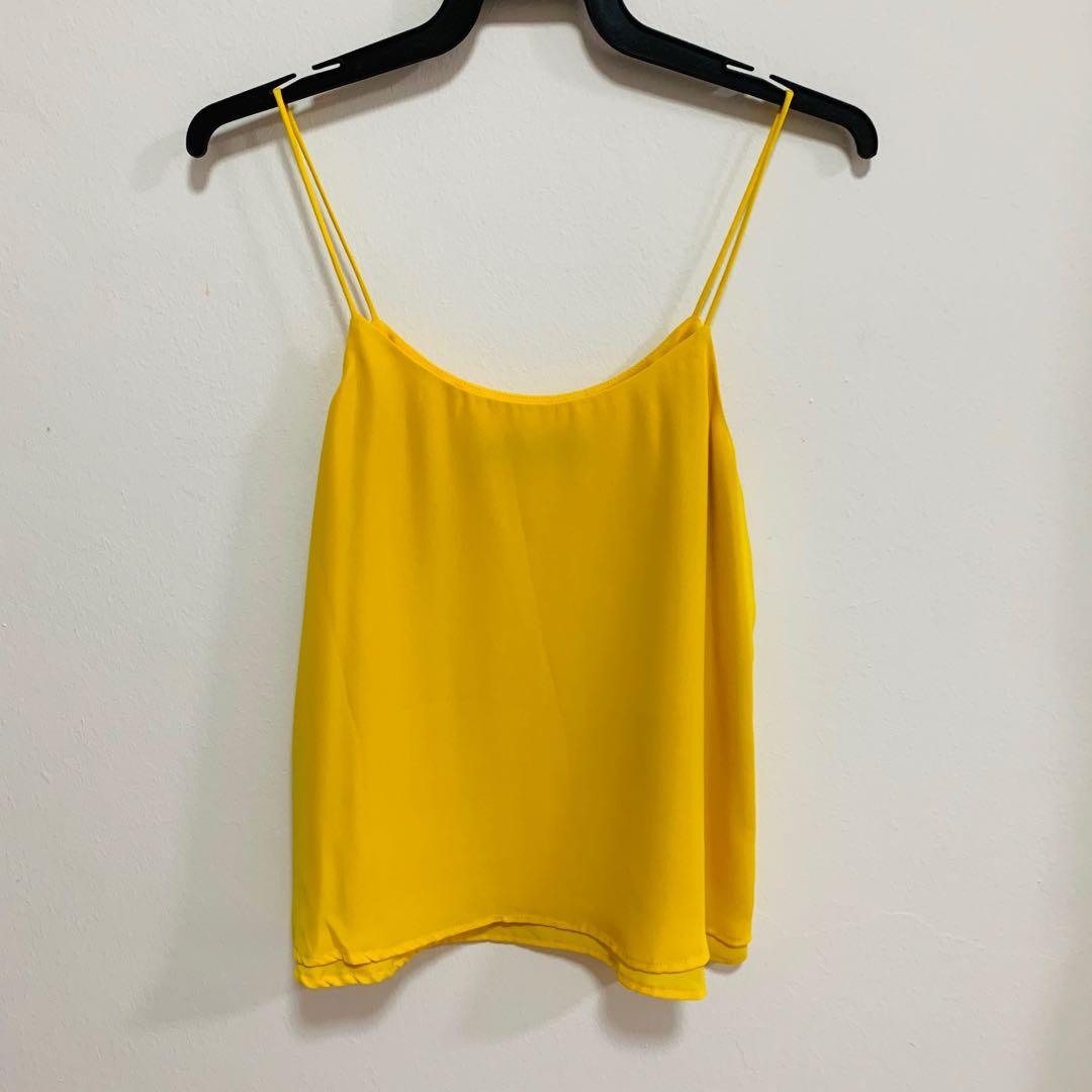 yellow cami