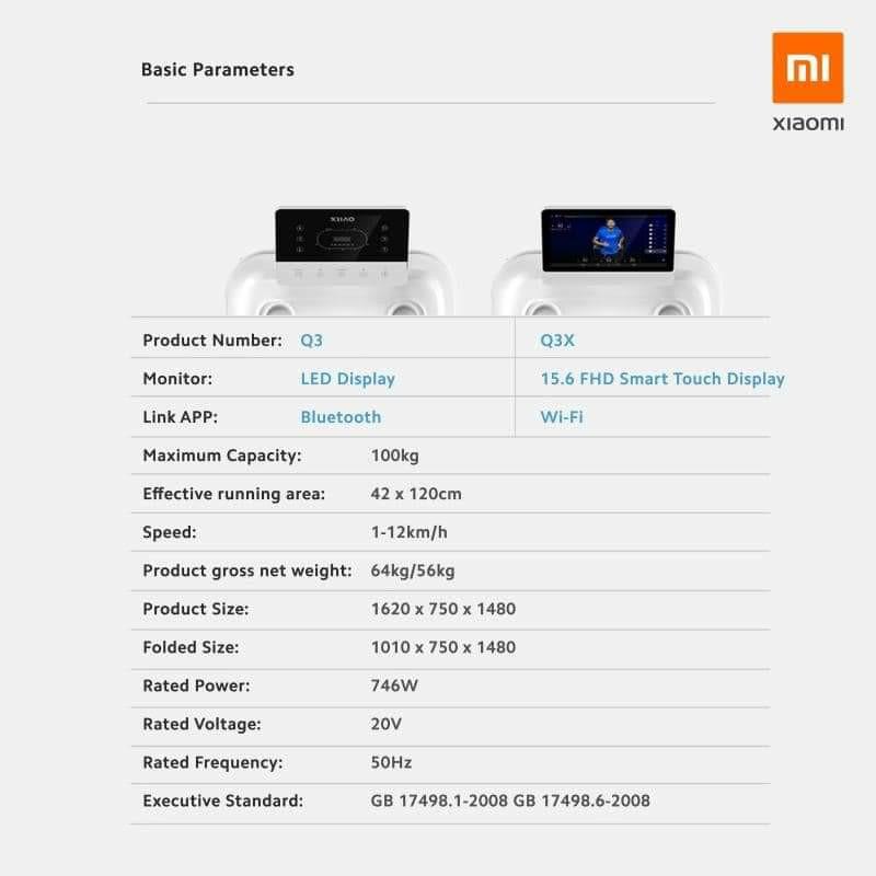 Mi q3 treadmill deals
