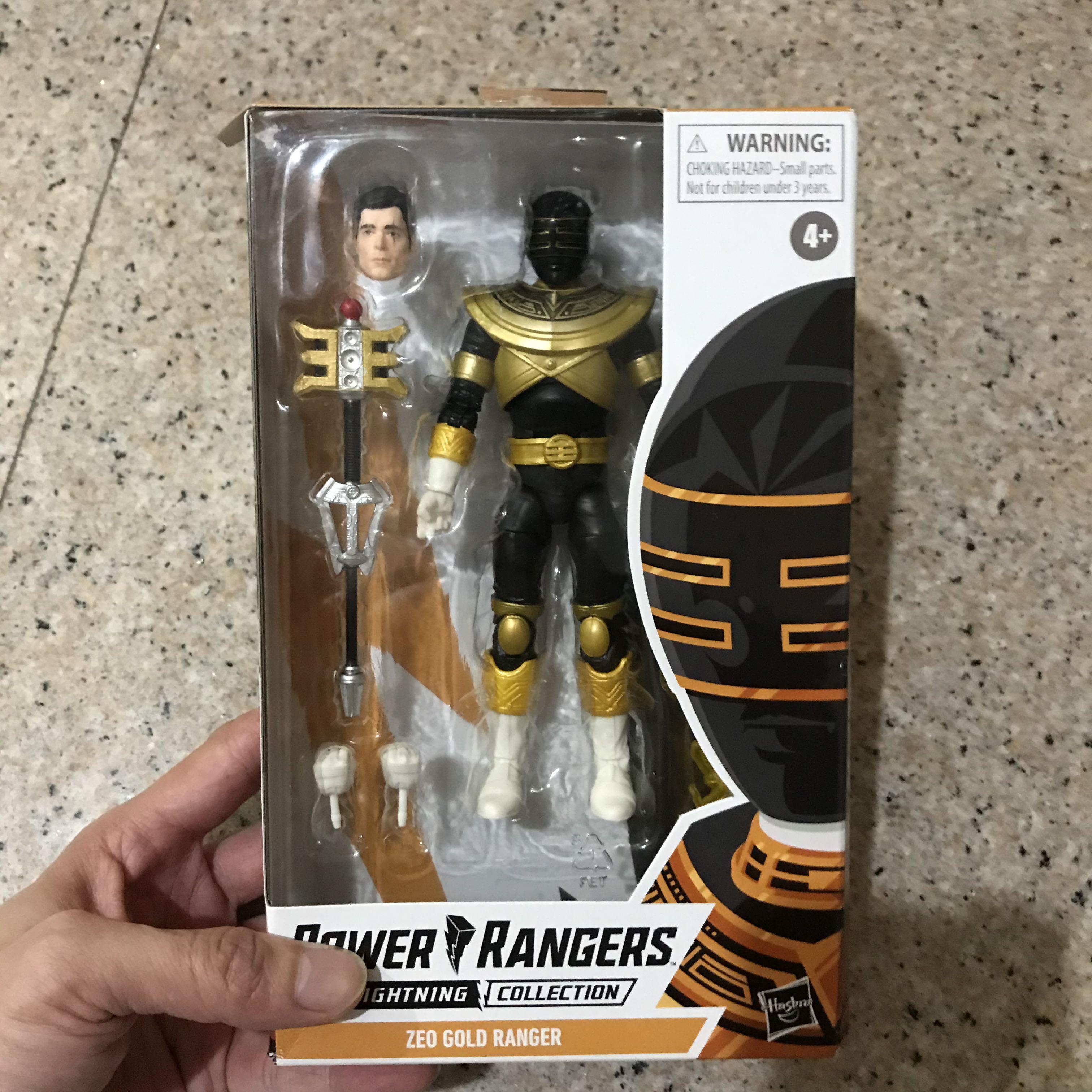 gold zeo ranger lightning collection