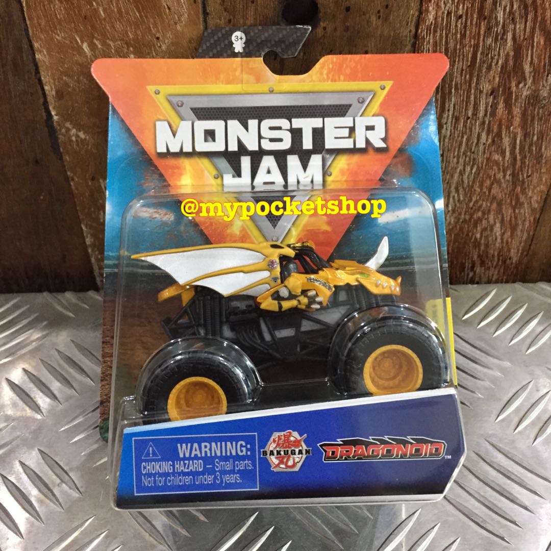 monster jam bakugan dragonoid toy
