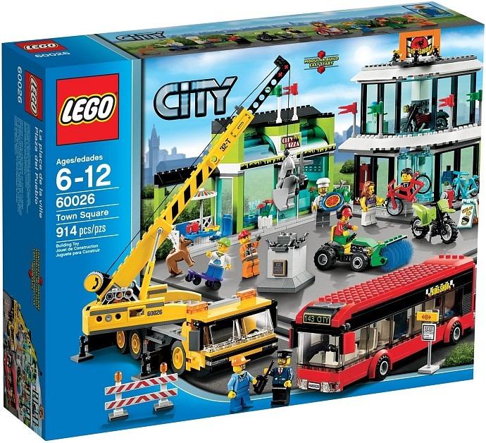 New Sealed Lego City 60026 Town Square (Bricks House), Hobbies