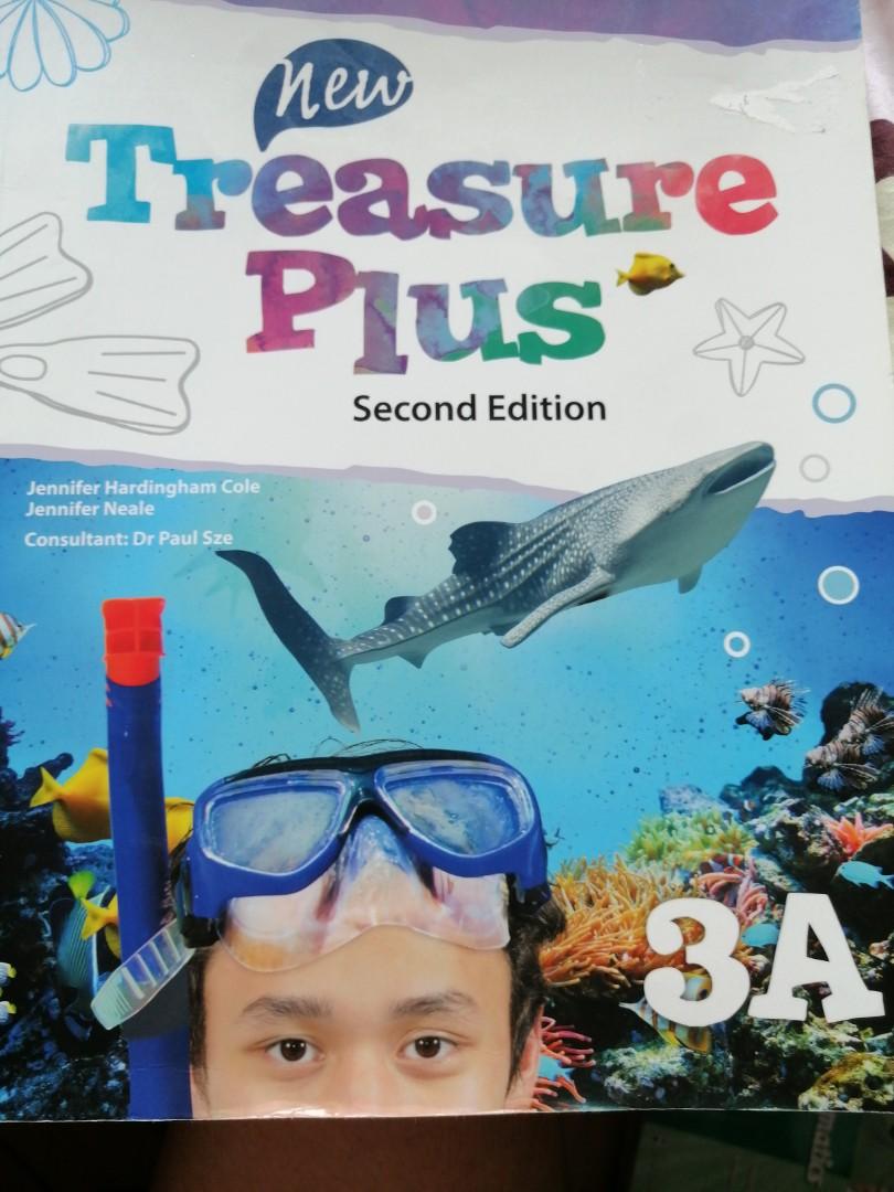 New Treasure Plus 3A & vocabulary & writing book 3A, 興趣及遊戲, 書本 & 文具, 書本 ...