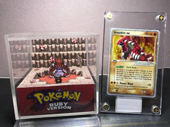 Nfs Pokemon 3d Art Box Groudon Toys Games Board Games Cards On Carousell
