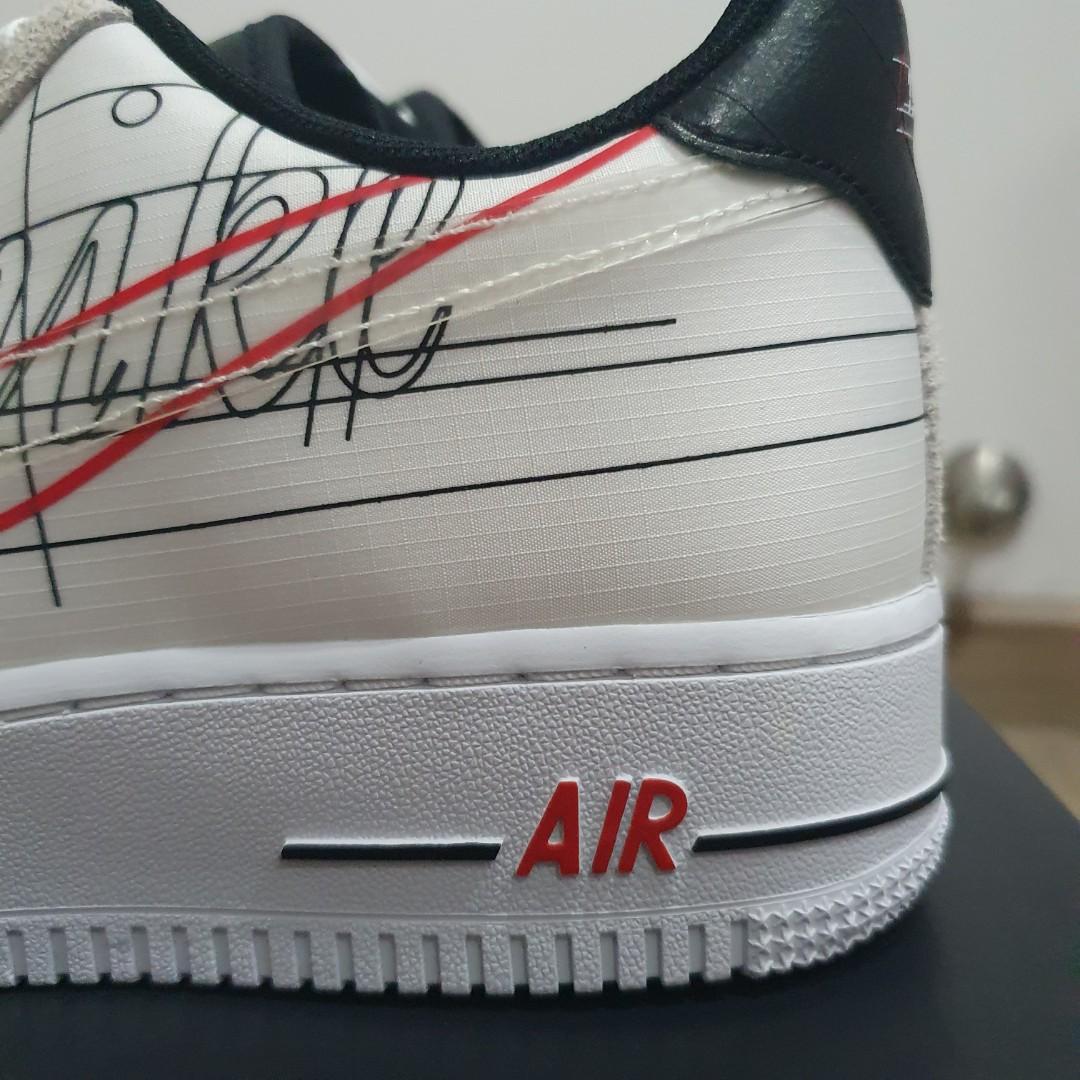 Air force discount script swoosh