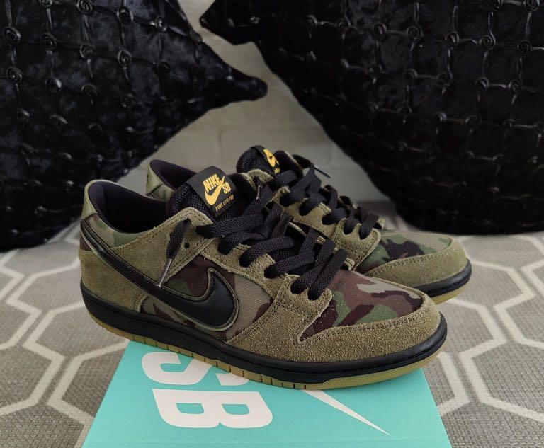 Nike sb dunk cheap low skate camo