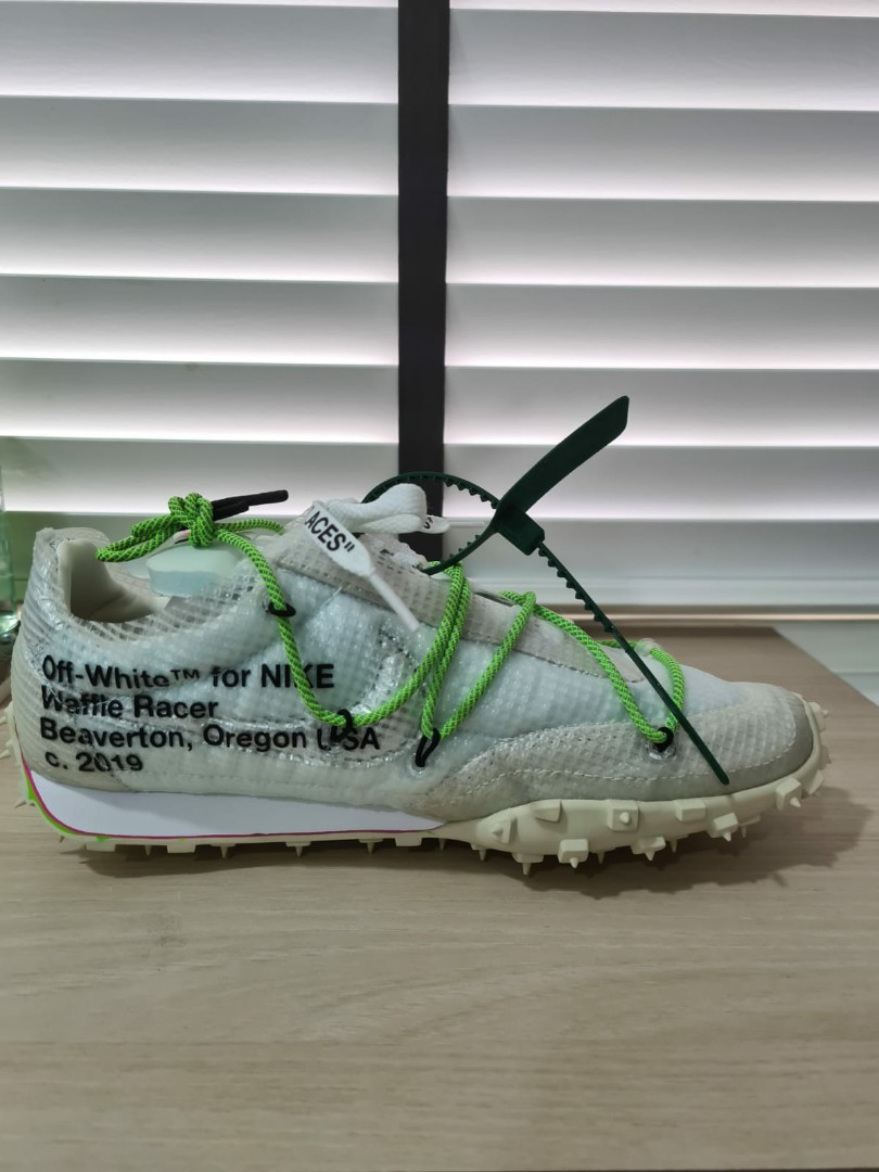 nike waffle racer off white mens