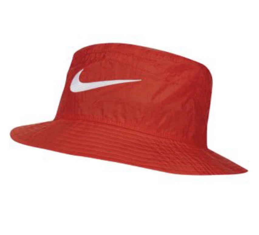 nike bucket hat red
