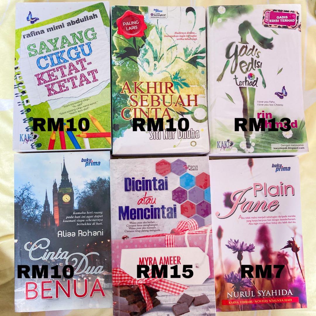 Novel Melayu Best Books Stationery Books On Carousell
