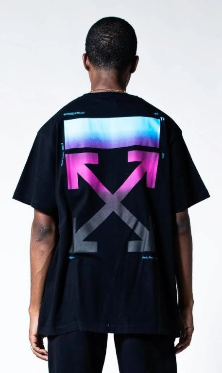 Off white gradient cheap arrow tee