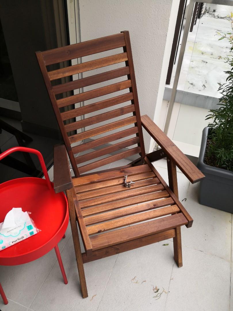 Outdoor Wooden Chair Ikea Applaro Furniture Home Living Chairs On Carou Outdoor Wooden Chair Ikea Applaro, Outdoor Wood Chairs Ikea