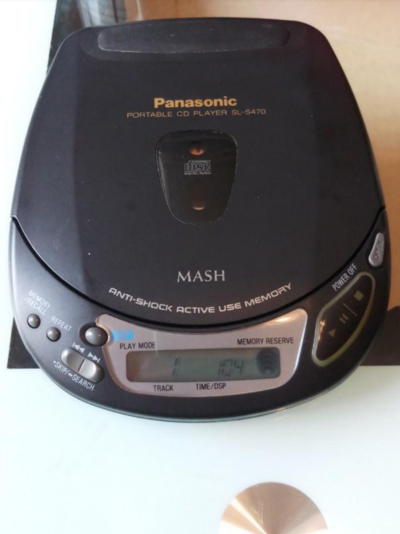 PANASONIC SL-S470 DISCMAN CD 機全正常,八成新, 音響器材, 可攜式音響